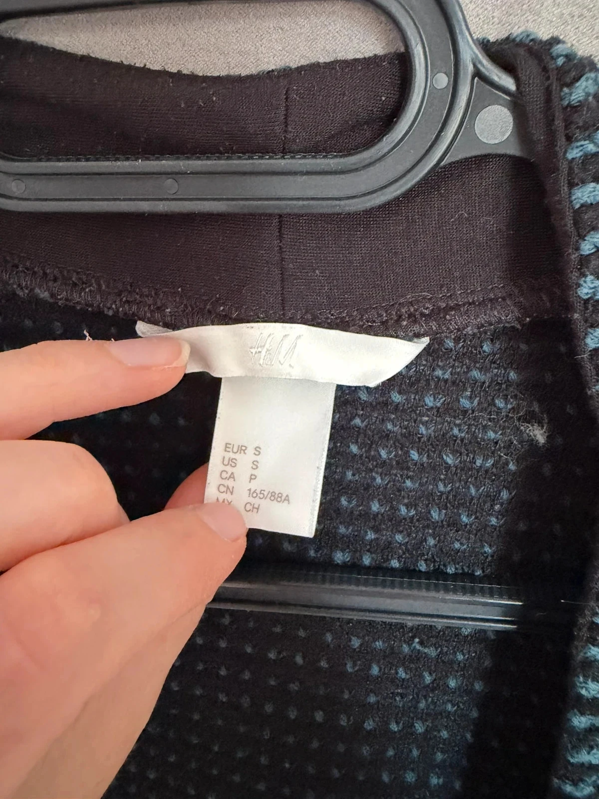 Cardigan preto e verde tamanho s – photo 2
